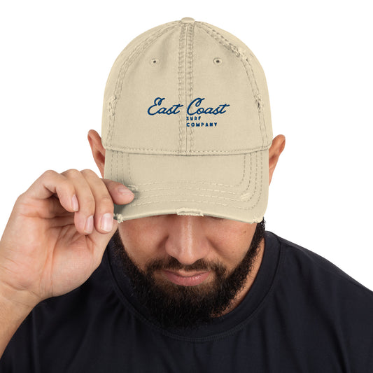 Embroidered Distressed Surf baseball Hat | East Coast Surf Company