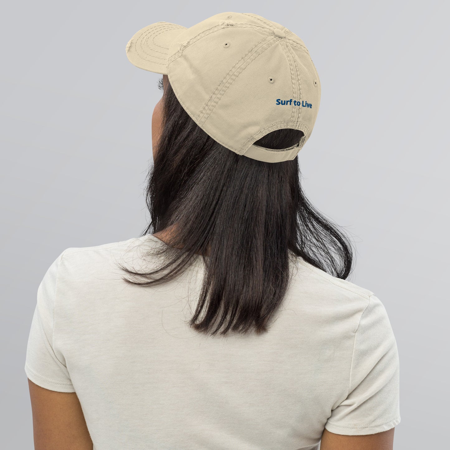 Embroidered Distressed Surf baseball Hat | East Coast Surf Company