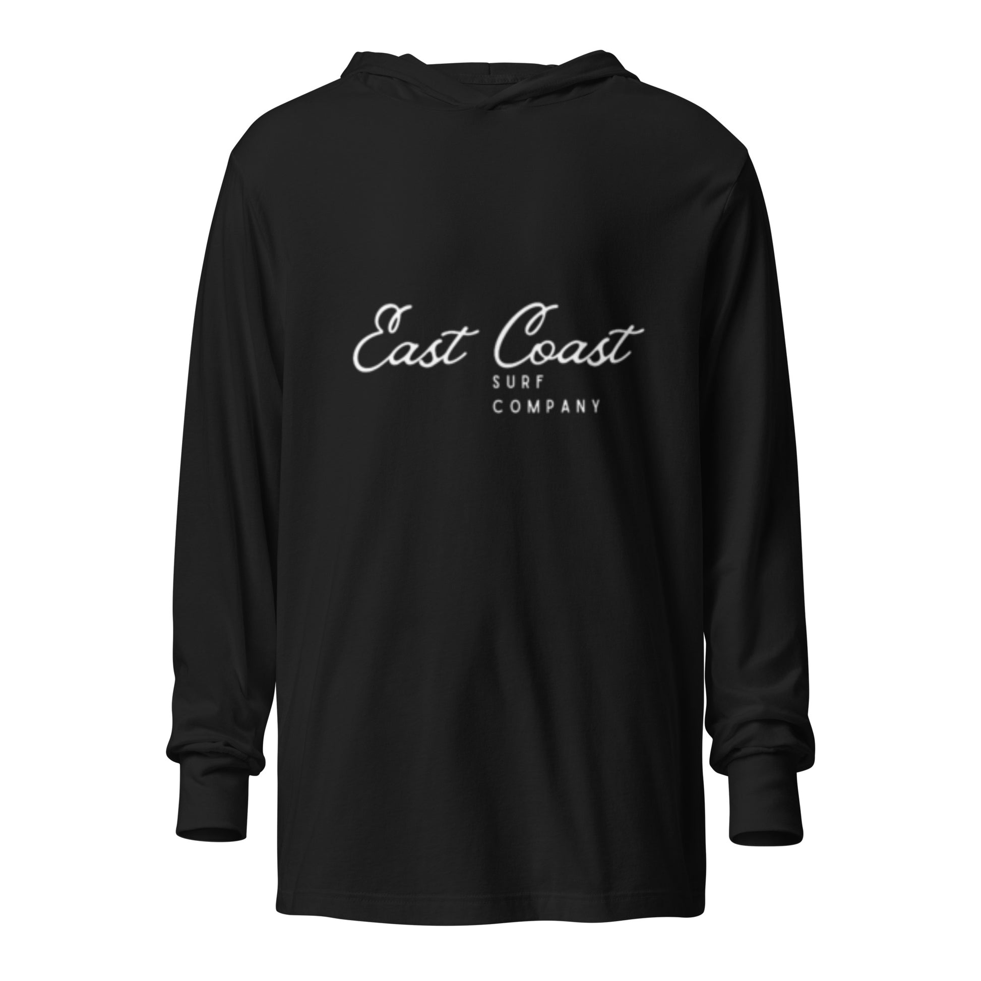 The Emerald Isle | Hooded long-sleeve Black vintage surf T Shirt | East Coast Surf Company