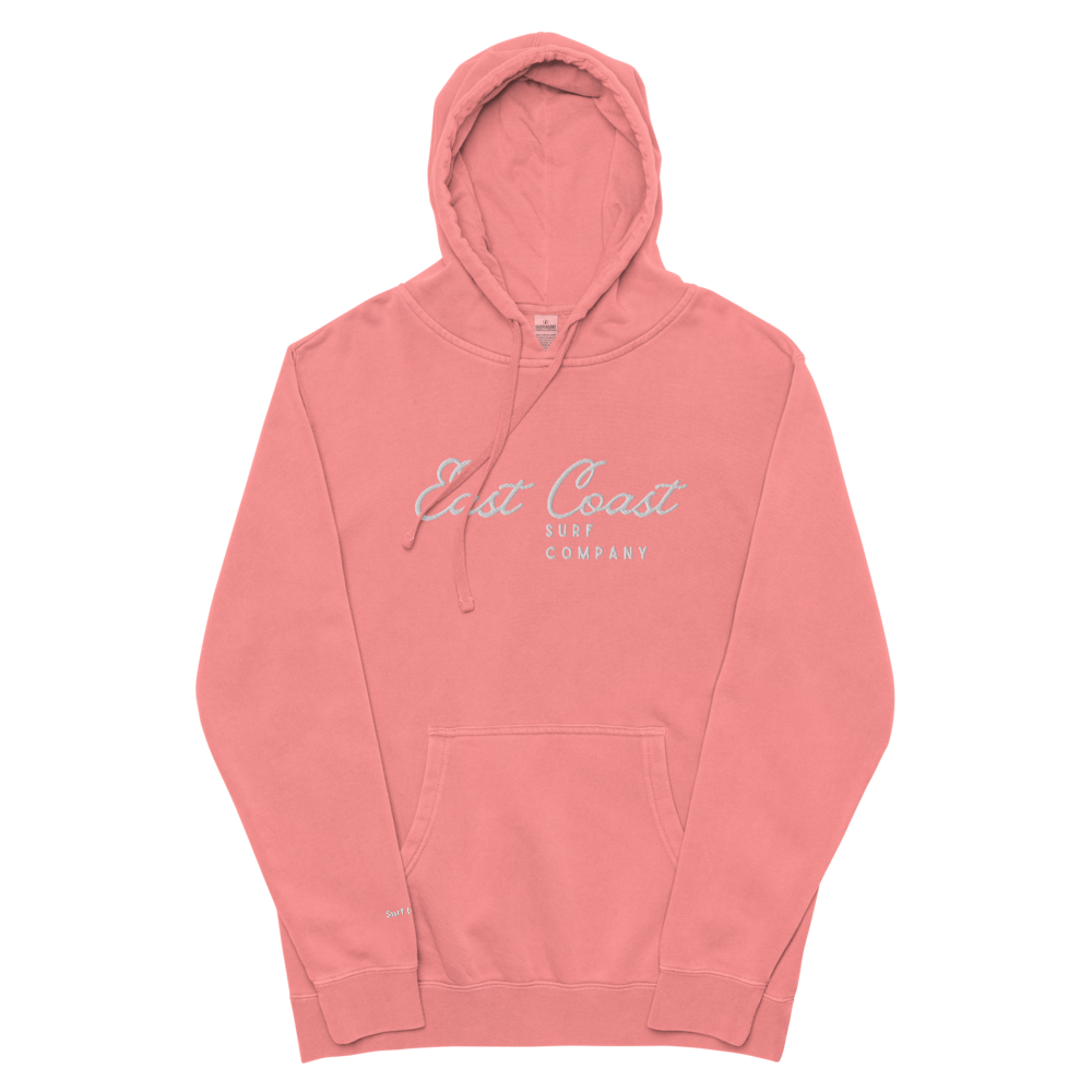 The Outer Banks | pigment-dyed embroidered surf hoodie | East Coast Surf Company